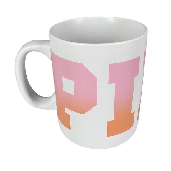 VICTORIA’S SECRET PINK LARGE COFFEE MUG – 29.76 OZ OVERSIZED CERAMIC CUP - Picture 1 of 8